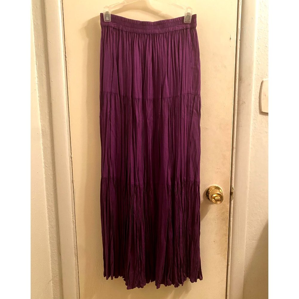 Purple Broomstick Skirt